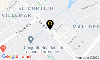 Mapa de Comercial De Mangueras en Bogotá D.C