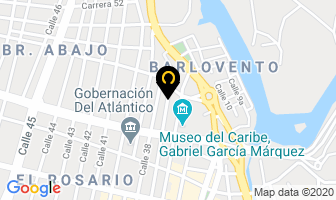 Mapa de Comercial De Materiales en Barranquilla