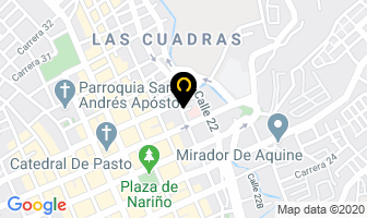 Mapa de Comercial Deportivas Herida en Pasto