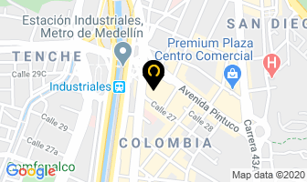 Mapa de Comercial El Turista en Medellín