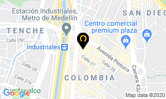 Mapa de Comercial El Viajero en Medellín