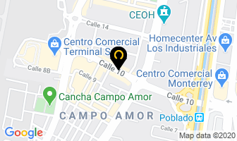 Mapa de Comercial Eléctrica Ferretera Ltda. en Medellín