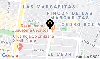 Mapa de Comercial Euro Norte en Bogotá D.C