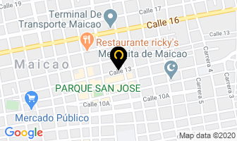 Mapa de Comercial Globanty en Maicao