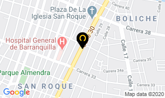 Mapa de Comercial J.c. Ltda. en Barranquilla