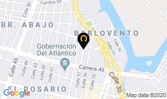 Mapa de Comercial J.F.I. Ltda. en Barranquilla