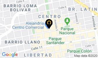 Mapa de Comercial Los Paisas en Cúcuta