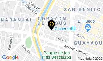 Mapa de Comercial Repuestos Diesel en Medellín