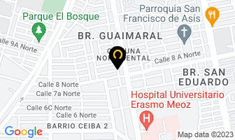 Mapa de Comercial Tellez Ltda. en Cúcuta
