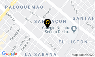 Mapa de Comercializadora Acai S.a.s. en Bogotá D.C