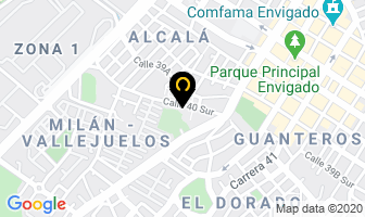 Mapa de Comercializadora Alcalatex Ltda. en Medellín