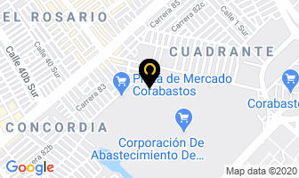 Mapa de Comercializadora Andina S.a.s. - Comercand en Bogotá D.C