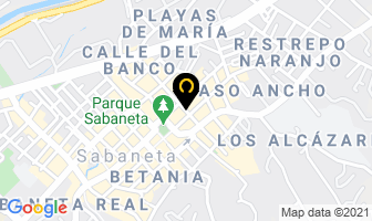 Mapa de Comercializadora arrecife verde en Sabaneta