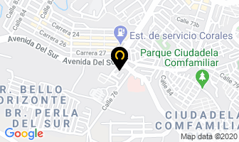 Mapa de Comercializadora Avicola Manantial en Pereira