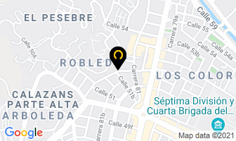 Mapa de Comercializadora Cavin®s en Medellín