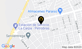 Mapa de Comercializadora De Carnes El Cebú en Yopal
