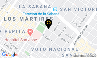 Mapa de Comercializadora De Desechables Sideral Ltda. en Bogotá D.C
