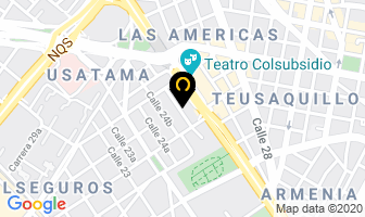 Mapa de Comercializadora De Material Científico E Industrial Ltda. en Bogotá D.C