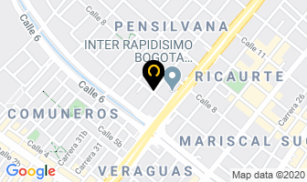 Mapa de Comercializadora De Metales en Bogotá D.C