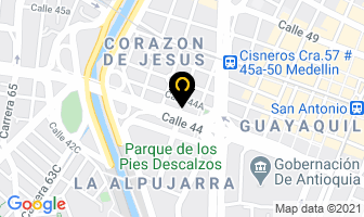 Mapa de Comercializadora De Partes en Medellín