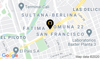 Mapa de Comercializadora De Repuestos Cali en Cali