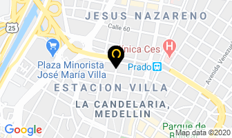Mapa de Comercializadora De Vidrio en Medellín