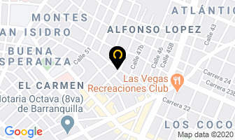 Mapa de Comercializadora Diana en Barranquilla