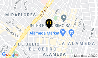Mapa de Comercializadora Diavid Sas en Cali
