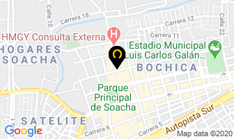 Mapa de Comercializadora Discopias en Soacha