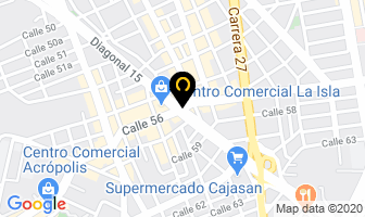Mapa de Comercializadora El Dólar Ltda. en Bucaramanga