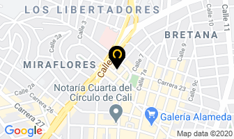 Mapa de Comercializadora El Polígono en Cali