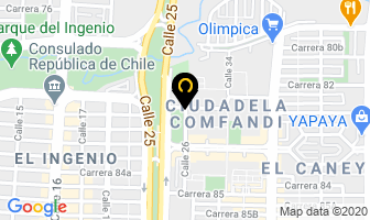 Mapa de Comercializadora Espiga Real en Cali