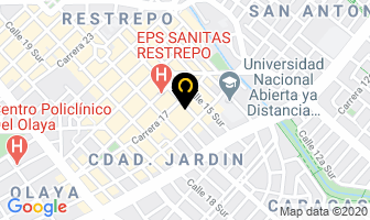 Mapa de Comercializadora Faner en Bogotá D.C