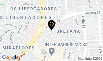 Mapa de Comercializadora Fleischpan S.a. en Cali