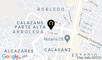 Mapa de Comercializadora Formydatos en Medellín