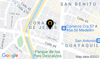 Mapa de Comercializadora Granpar en Medellín