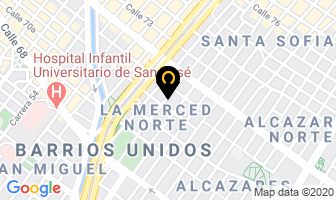 Mapa de Comercializadora Internacional A&m en Bogotá D.C