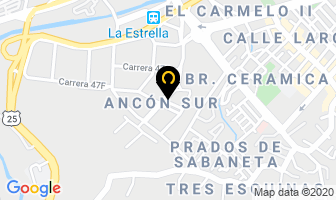 Mapa de Comercializadora Internacional C.i en Sabaneta