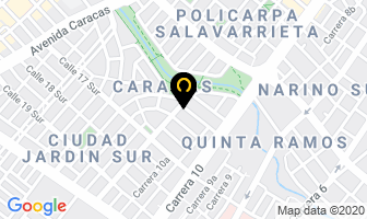 Mapa de Comercializadora Jireth Ware en Bogotá D.C