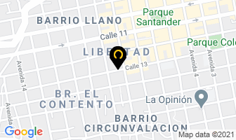 Mapa de Comercializadora Leather en Cúcuta