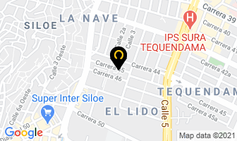 Mapa de Comercializadora Maraluc en Cali