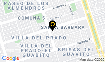 Mapa de Comercializadora Micheline en Cali