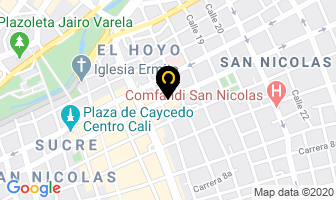 Mapa de Comercializadora Milen en Cali