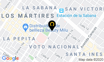 Mapa de Comercializadora Monteverde en Bogotá D.C