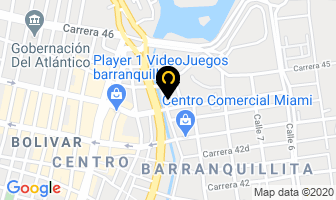 Mapa de Comercializadora Nauser en Barranquilla