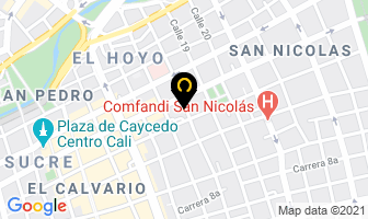 Mapa de Comercializadora Pa Coser en Cali