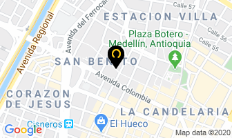 Mapa de Comercializadora Panafargo en Medellín
