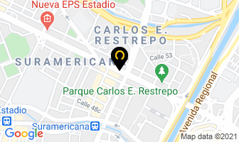 Mapa de Comercializadora Primavera en Medellín