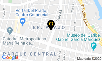 Mapa de Comercializadora Proal en Barranquilla