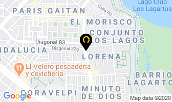 Mapa de Comercializadora Quirigua en Bogotá D.C